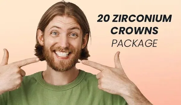 20 Zirconia Crowns Smile Rehabilitation Package