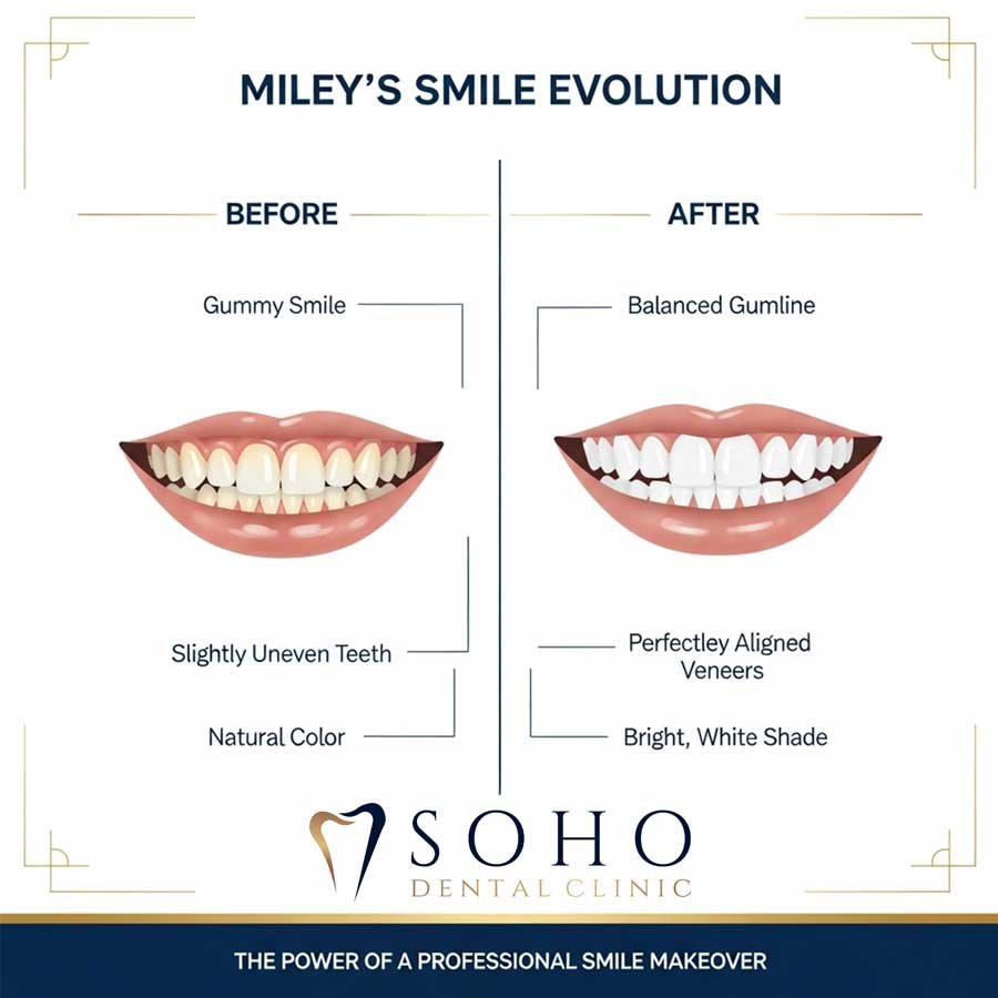 Miley Cyrus TSmile Evolation