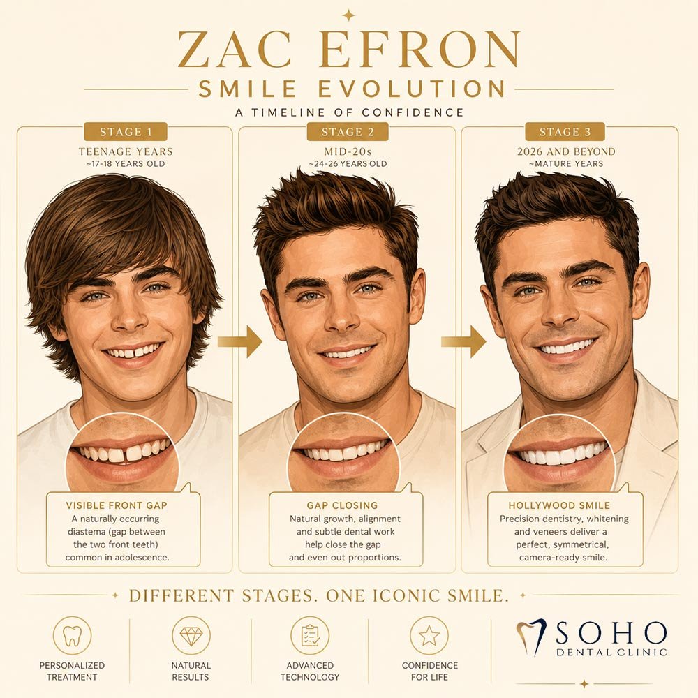 zac efron teeth before and after