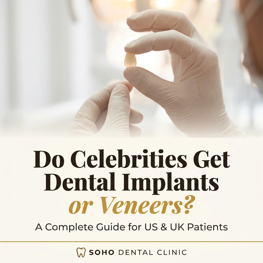 Do celebrities get dental implants or veneers – Hollywood smile makeover guide at Sohodent Istanbul